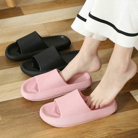 Black and Pink EVA Slippers
